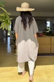 Made in Italy Milo Cotton Slouch Sac Dress Mocha